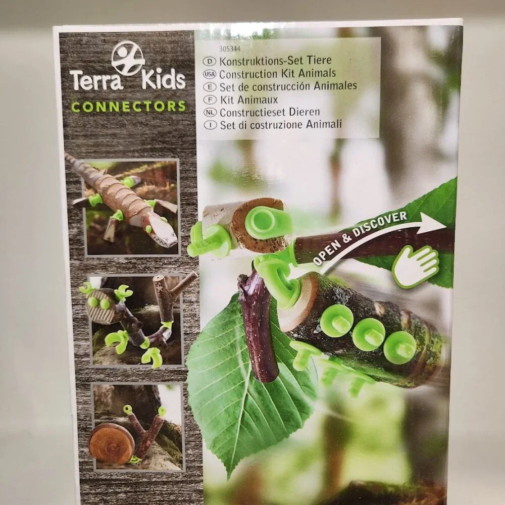 HABA Terra Kids Connectors Backyard Nature Craft Kit STEM ENGINEERING EASTER BAS